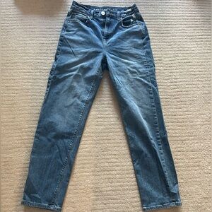 Straight leg jeans size 0